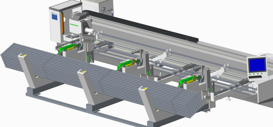 G12-7012B cutting head working on tube