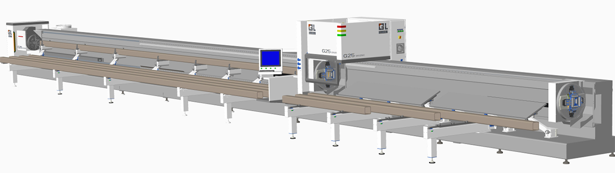 GT25-12025C fiber laser tube cutting machine detail