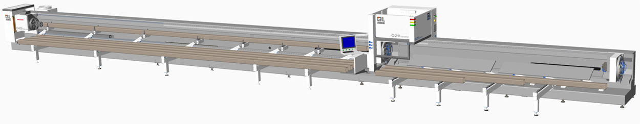 GT25-12025C fiber laser tube cutting machine full view