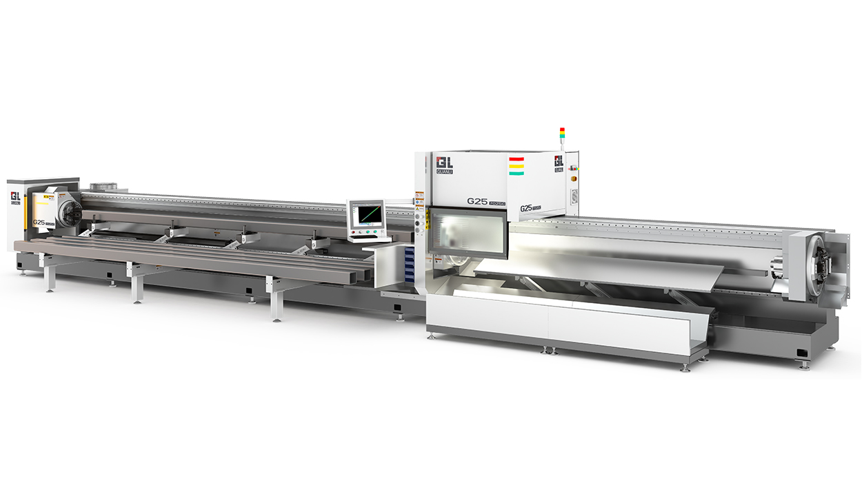 GT25 fiber laser tube cutting machine full view