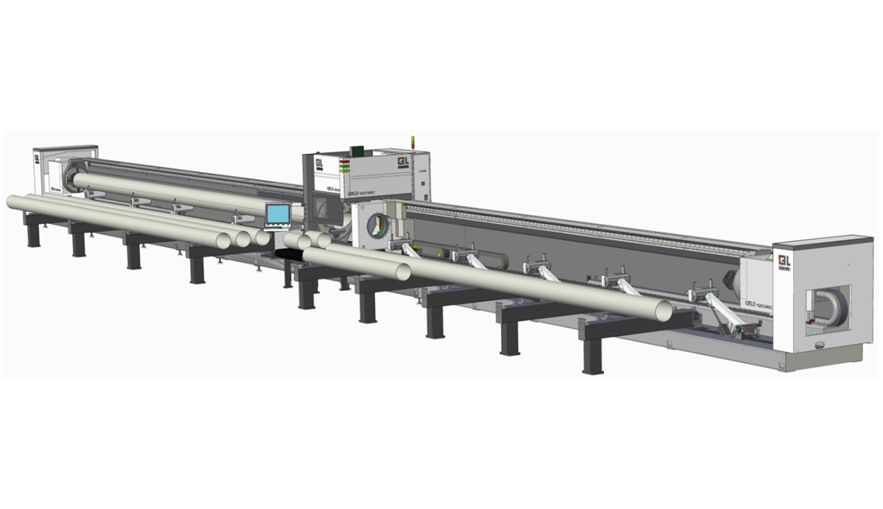 GT36 heavy-load laser tube cutting machine product view 1